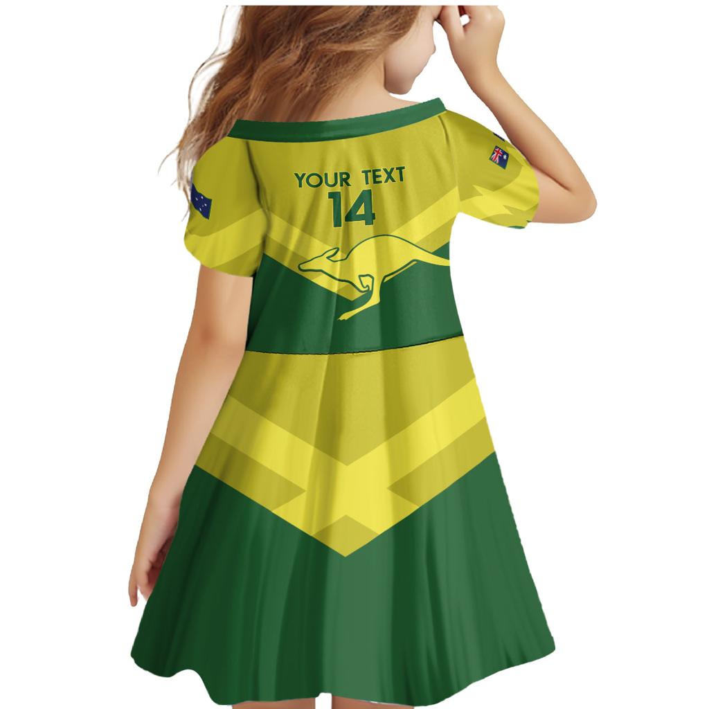Custom Australia Field Hockey Family Matching Mermaid Dress and Hawaiian Shirt Go Champions Hockeyroos National Color