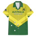 Custom Australia Field Hockey Family Matching Mermaid Dress and Hawaiian Shirt Go Champions Hockeyroos National Color