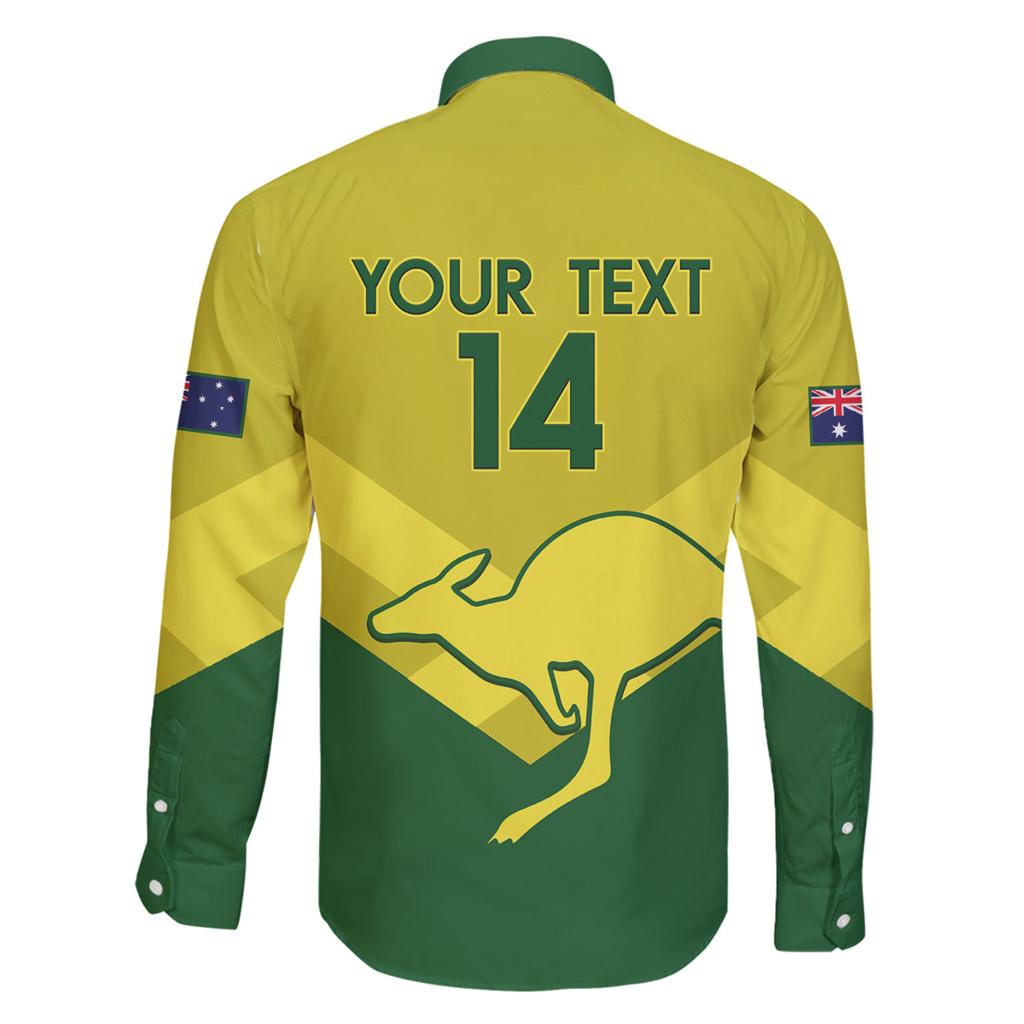 Custom Australia Field Hockey Family Matching Off Shoulder Maxi Dress and Hawaiian Shirt Go Champions Hockeyroos National Color