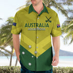 Custom Australia Field Hockey Hawaiian Shirt Go Champions Hockeyroos National Color