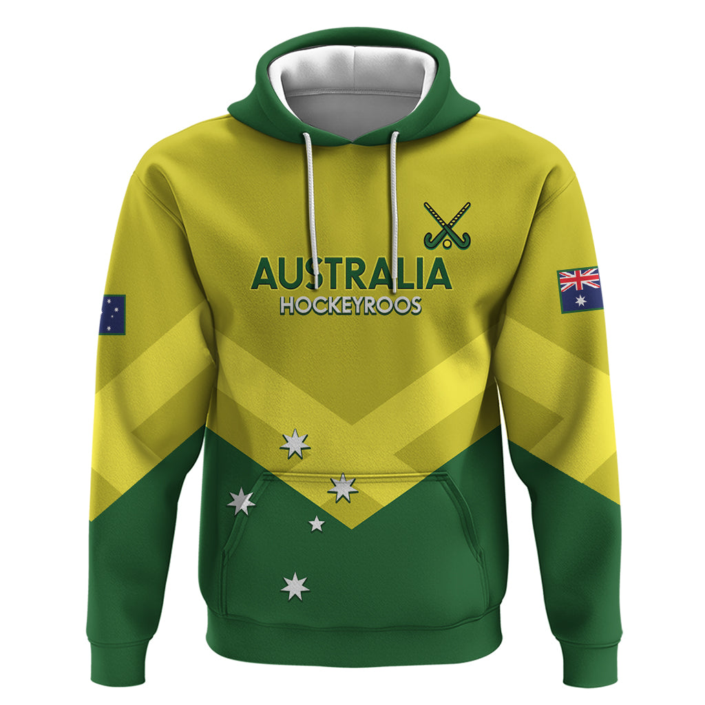 Custom Australia Field Hockey Hoodie Go Champions Hockeyroos National Color