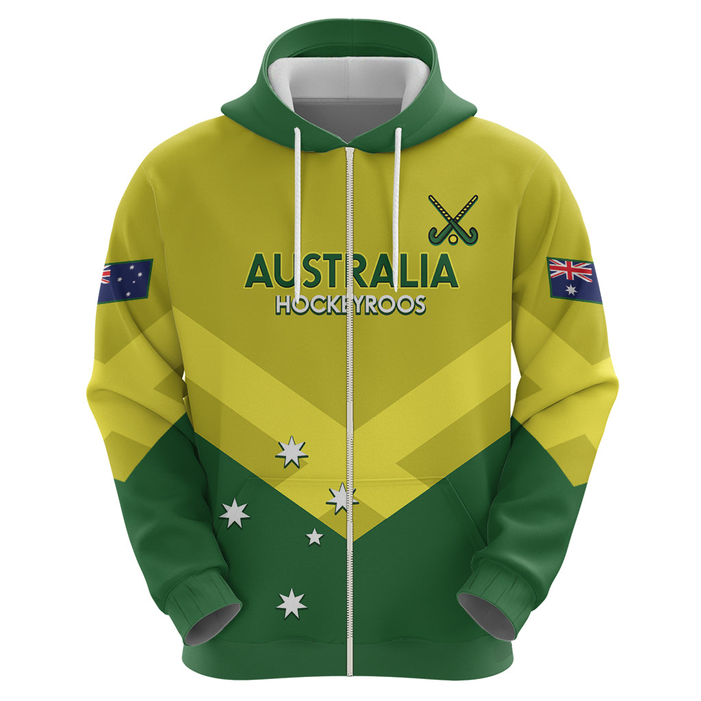 Custom Australia Field Hockey Hoodie Go Champions Hockeyroos National Color