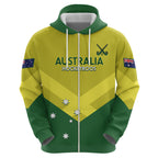 Custom Australia Field Hockey Hoodie Go Champions Hockeyroos National Color