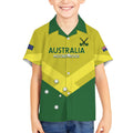Custom Australia Field Hockey Kid Hawaiian Shirt Go Champions Hockeyroos National Color