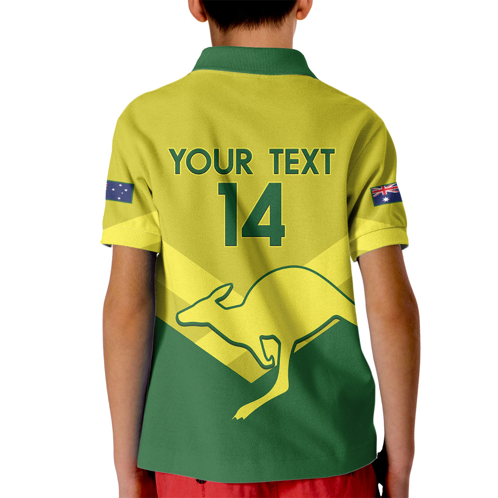 Custom Australia Field Hockey Kid Polo Shirt Go Champions Hockeyroos National Color