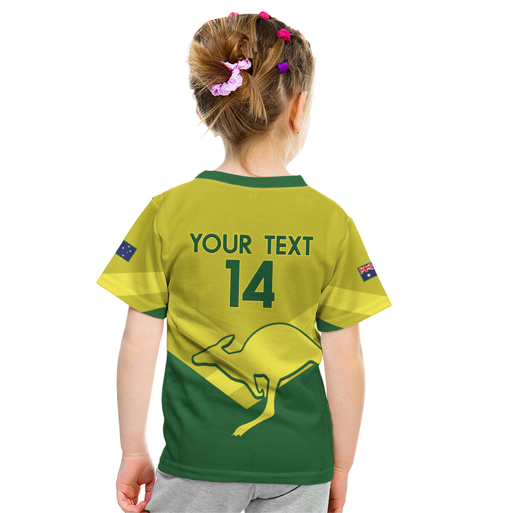 Custom Australia Field Hockey Kid T Shirt Go Champions Hockeyroos National Color