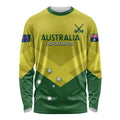 Custom Australia Field Hockey Long Sleeve Shirt Go Champions Hockeyroos National Color