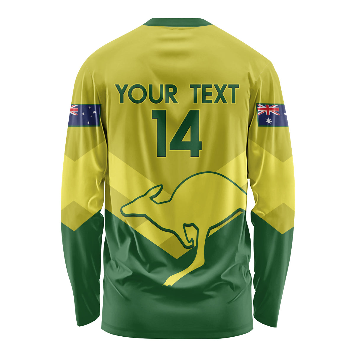 Custom Australia Field Hockey Long Sleeve Shirt Go Champions Hockeyroos National Color