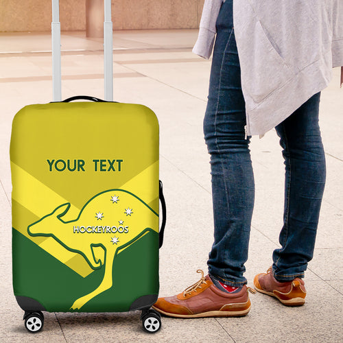 Custom Australia Field Hockey Luggage Cover Go Champions Hockeyroos National Color