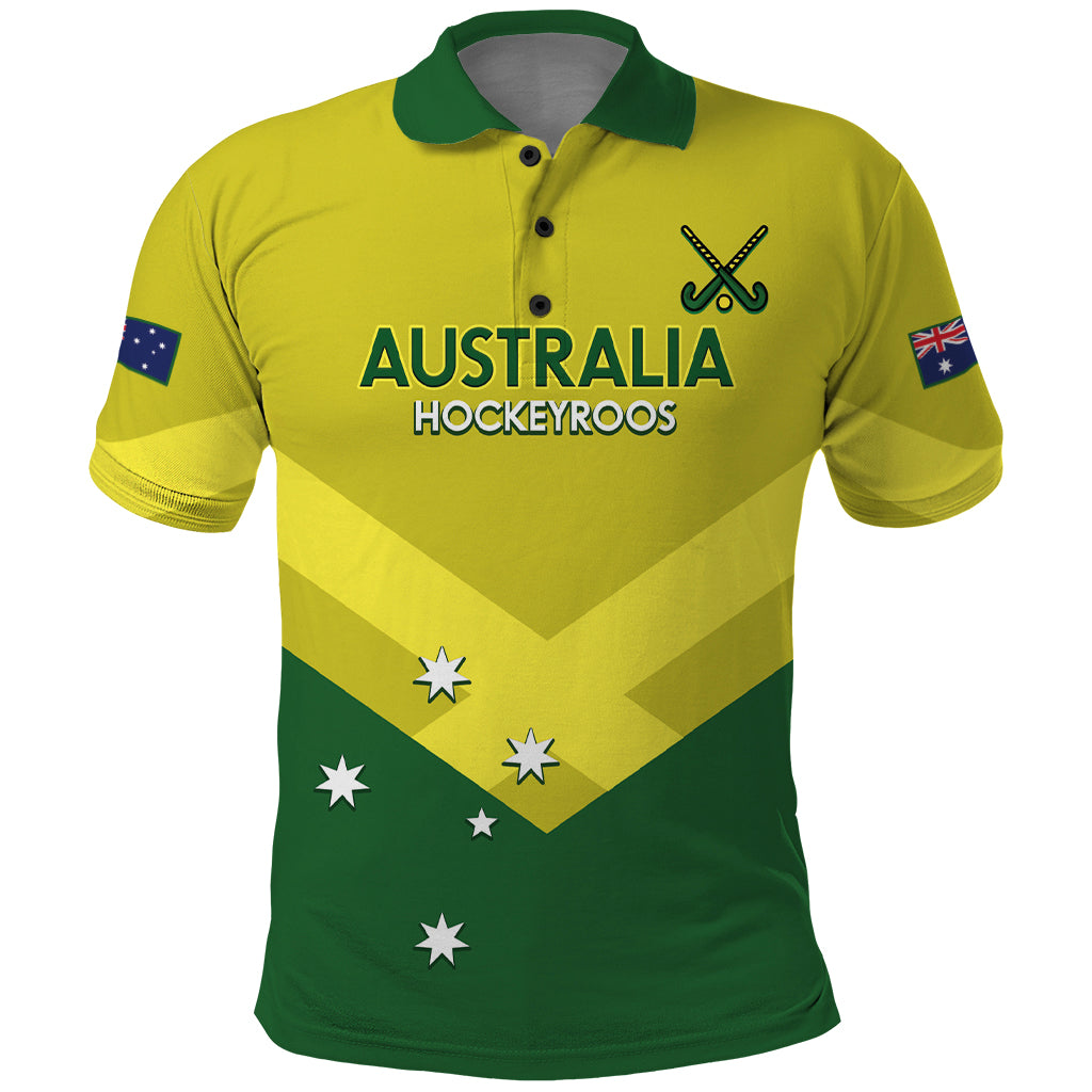 Custom Australia Field Hockey Polo Shirt Go Champions Hockeyroos National Color