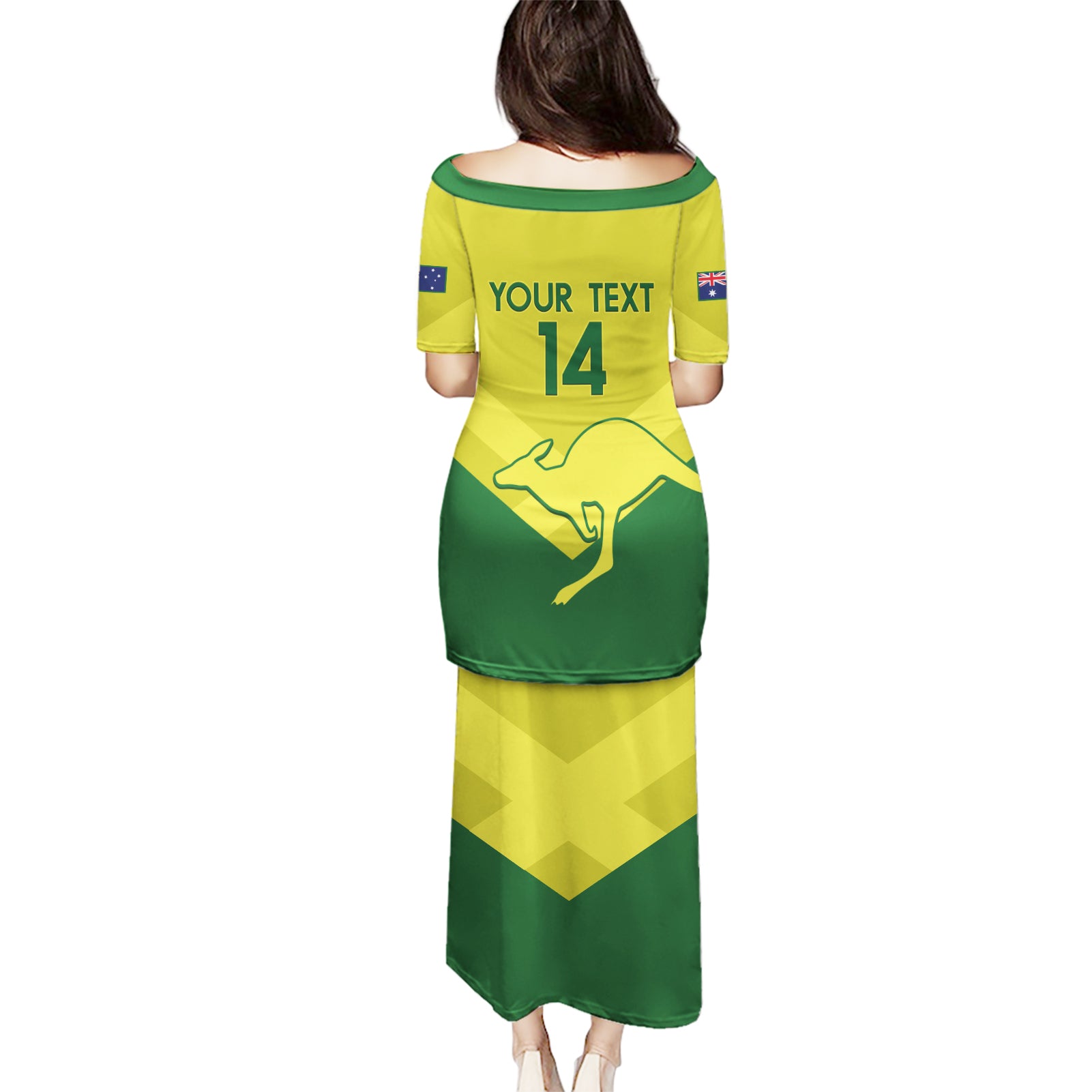 Custom Australia Field Hockey Puletasi Go Champions Hockeyroos National Color