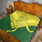 Custom Australia Field Hockey Quilt Go Champions Hockeyroos National Color