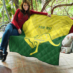 Custom Australia Field Hockey Quilt Go Champions Hockeyroos National Color