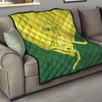 Custom Australia Field Hockey Quilt Go Champions Hockeyroos National Color