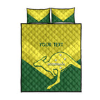 Custom Australia Field Hockey Quilt Bed Set Go Champions Hockeyroos National Color