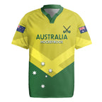 Custom Australia Field Hockey Rugby Jersey Go Champions Hockeyroos National Color