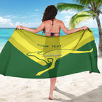 Custom Australia Field Hockey Sarong Go Champions Hockeyroos National Color