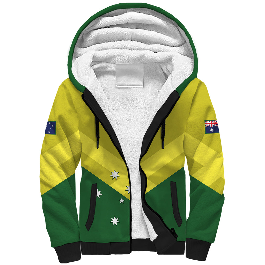 Custom Australia Field Hockey Sherpa Hoodie Go Champions Hockeyroos National Color