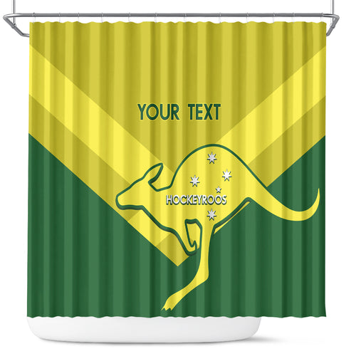 Custom Australia Field Hockey Shower Curtain Go Champions Hockeyroos National Color