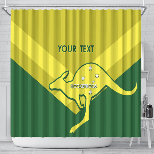 Custom Australia Field Hockey Shower Curtain Go Champions Hockeyroos National Color