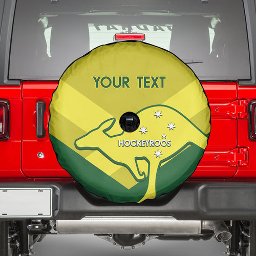 Custom Australia Field Hockey Spare Tire Cover Go Champions Hockeyroos National Color