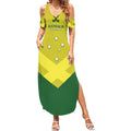 Custom Australia Field Hockey Summer Maxi Dress Go Champions Hockeyroos National Color