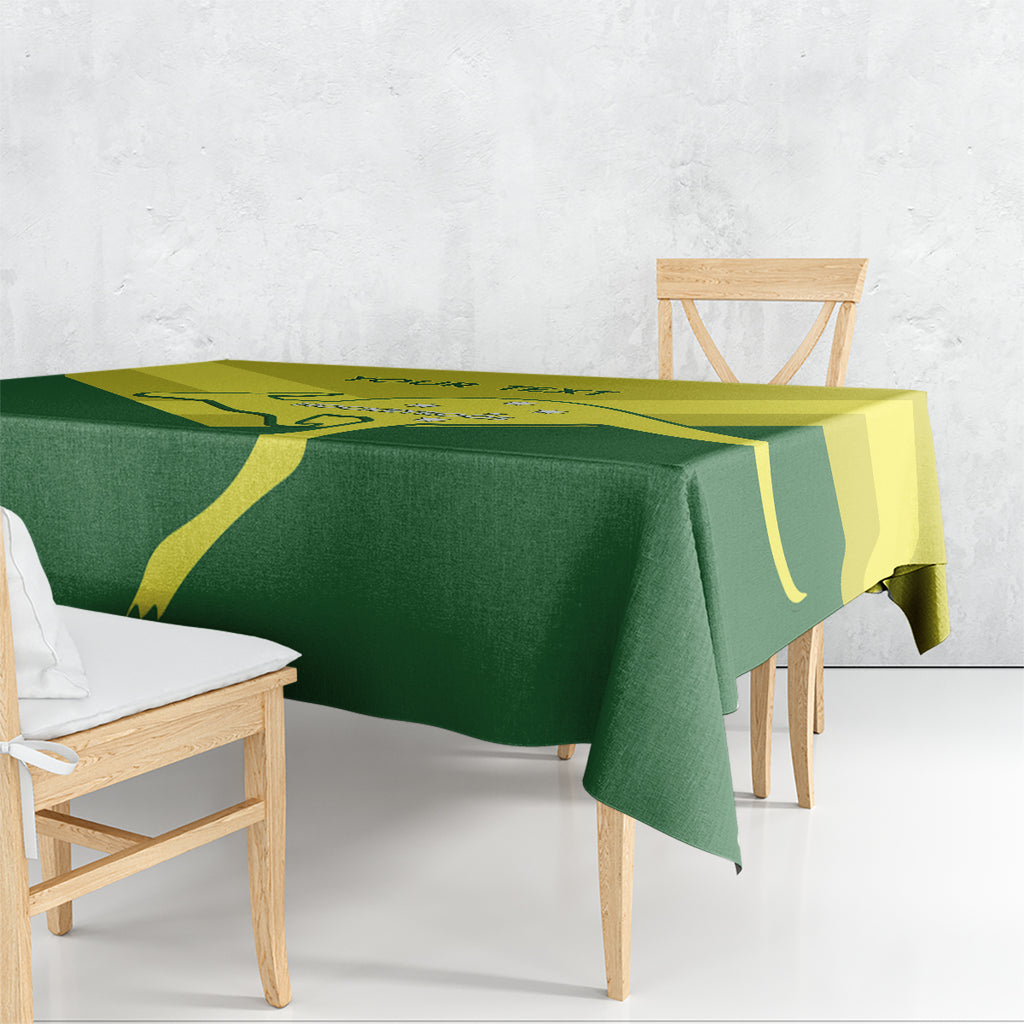 Custom Australia Field Hockey Tablecloth Go Champions Hockeyroos National Color