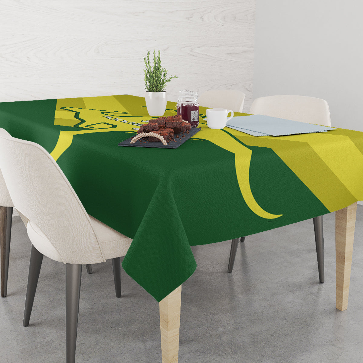 Custom Australia Field Hockey Tablecloth Go Champions Hockeyroos National Color