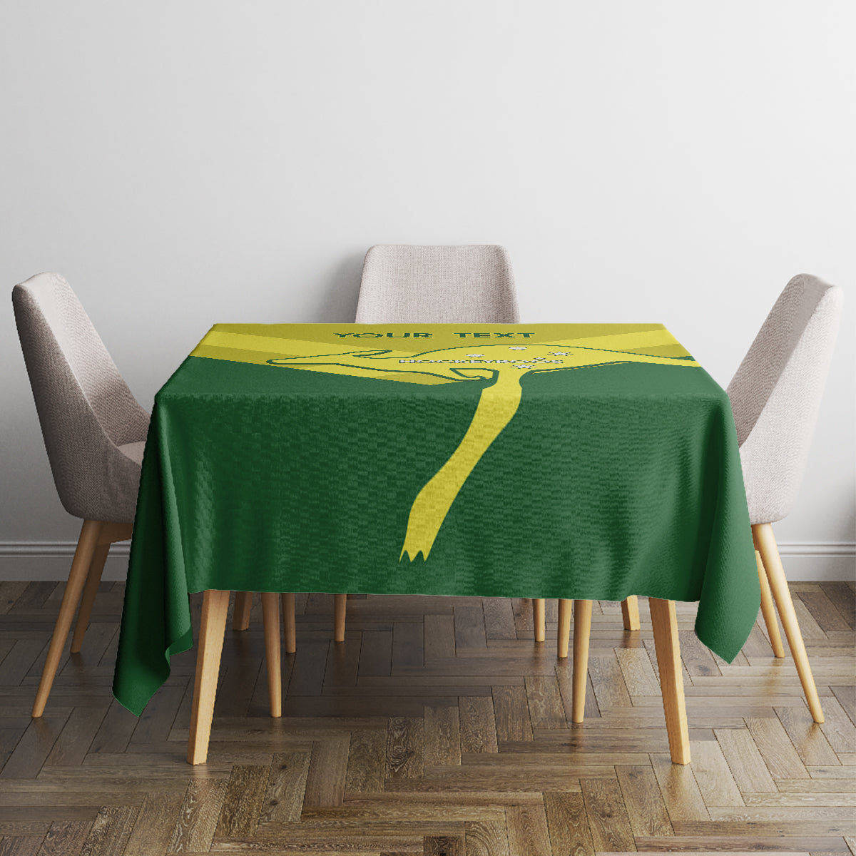 Custom Australia Field Hockey Tablecloth Go Champions Hockeyroos National Color