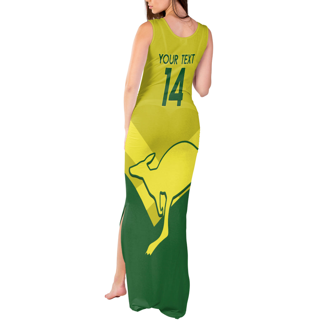 Custom Australia Field Hockey Tank Maxi Dress Go Champions Hockeyroos National Color
