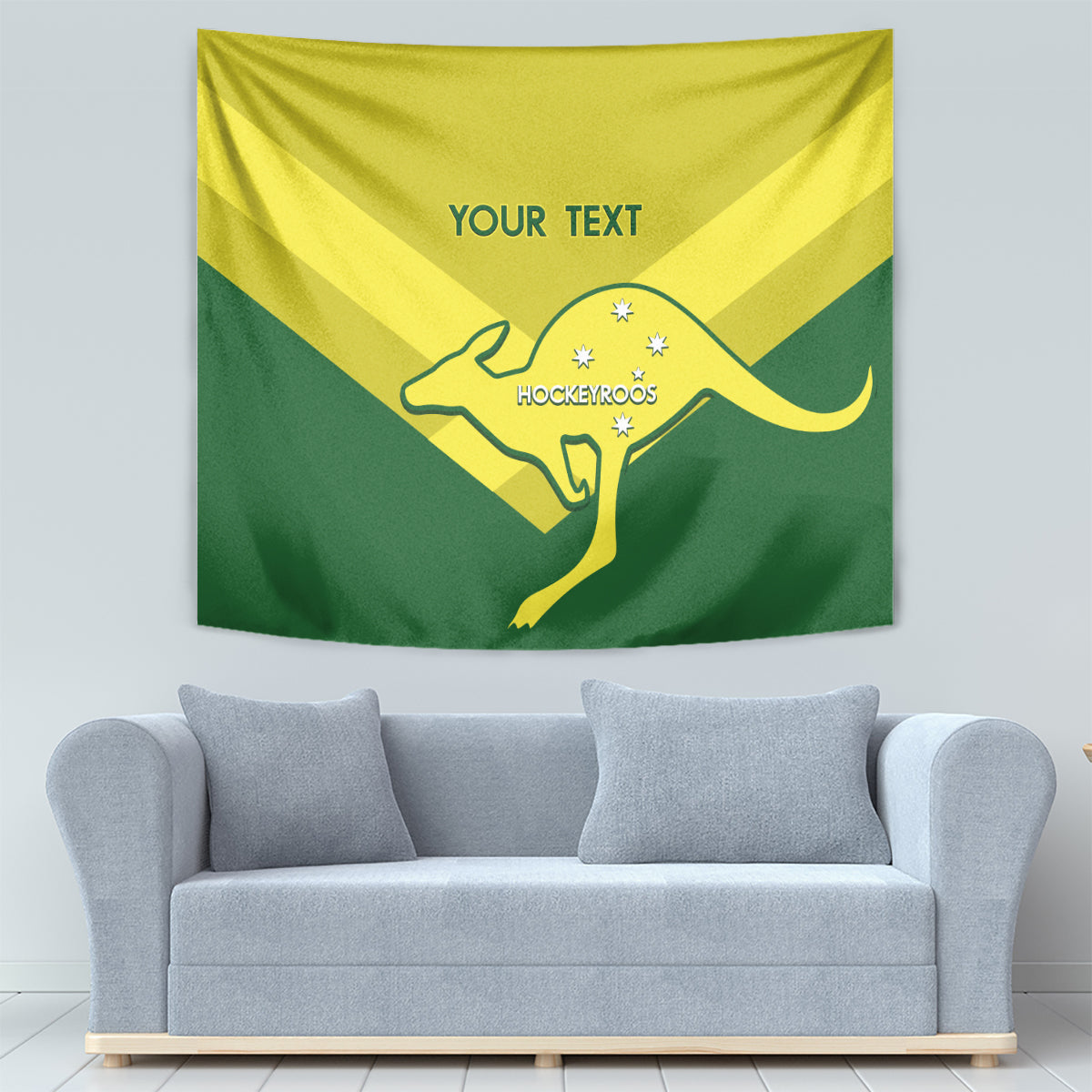 Custom Australia Field Hockey Tapestry Go Champions Hockeyroos National Color