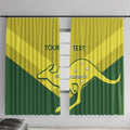 Custom Australia Field Hockey Window Curtain Go Champions Hockeyroos National Color