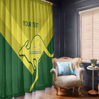 Custom Australia Field Hockey Window Curtain Go Champions Hockeyroos National Color