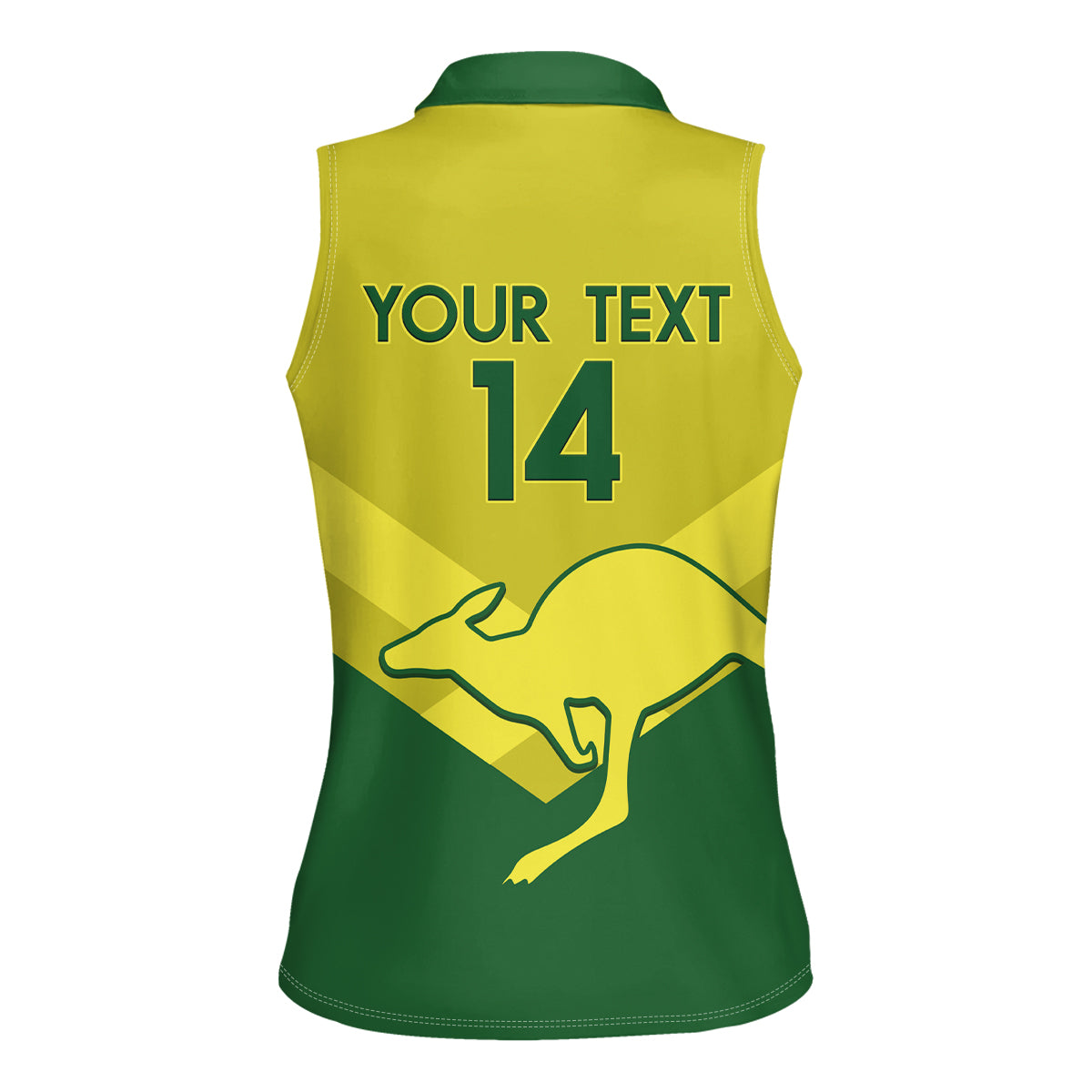Custom Australia Field Hockey Women Sleeveless Polo Shirt Go Champions Hockeyroos National Color