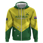 Custom Australia Field Hockey Zip Hoodie Go Champions Hockeyroos National Color
