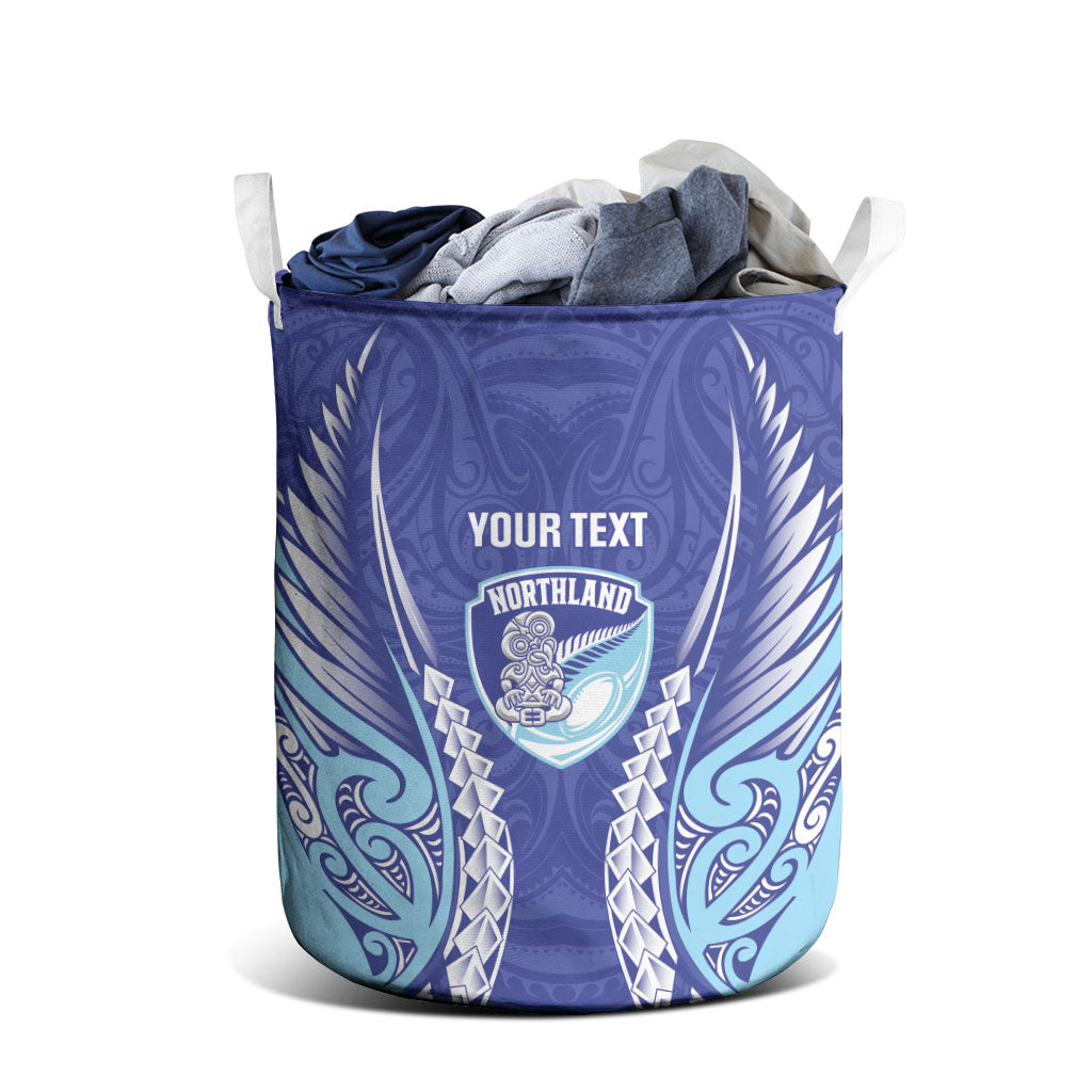Northland 2026 Rugby Custom Laundry Basket NZ Maori Silver Fern