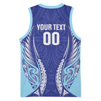 Northland 2026 Rugby Custom Basketball Jersey NZ Maori Silver Fern