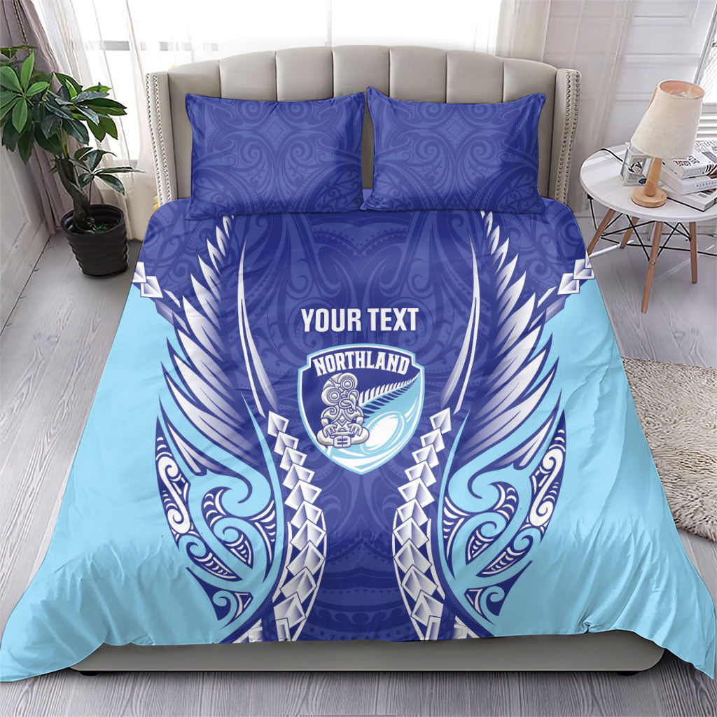 Northland 2026 Rugby Custom Bedding Set NZ Maori Silver Fern