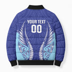 Northland 2026 Rugby Custom Bomber Puffer Jacket NZ Maori Silver Fern