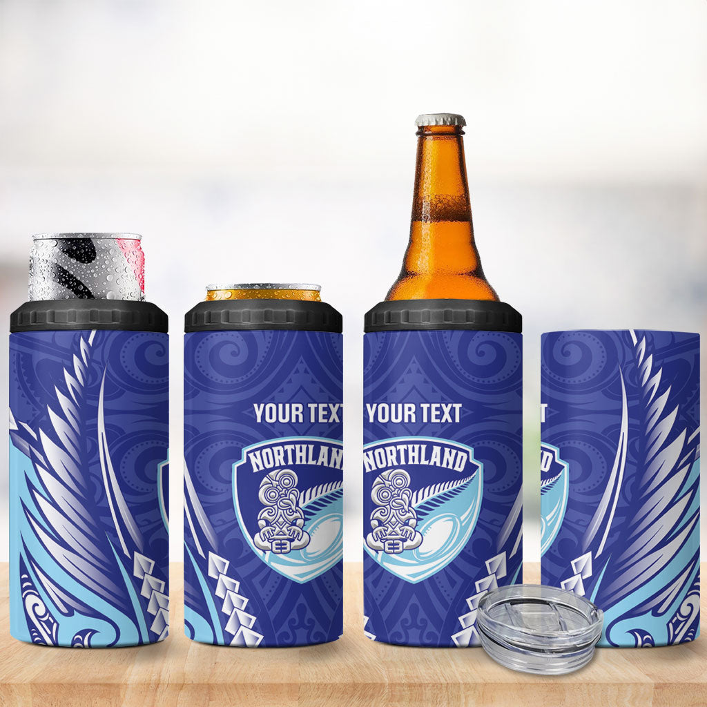 Northland 2026 Rugby Custom 4 in 1 Can Cooler Tumbler NZ Maori Silver Fern