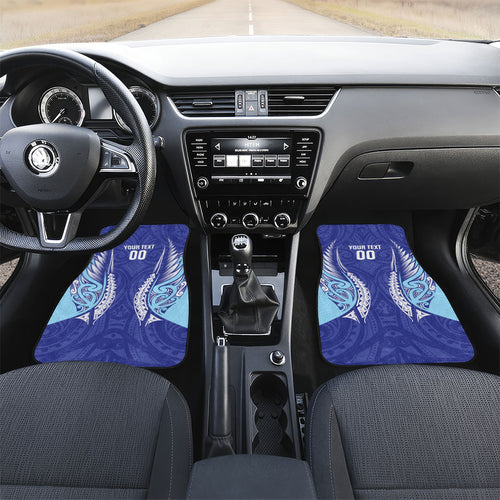 Northland 2026 Rugby Custom Car Mats NZ Maori Silver Fern