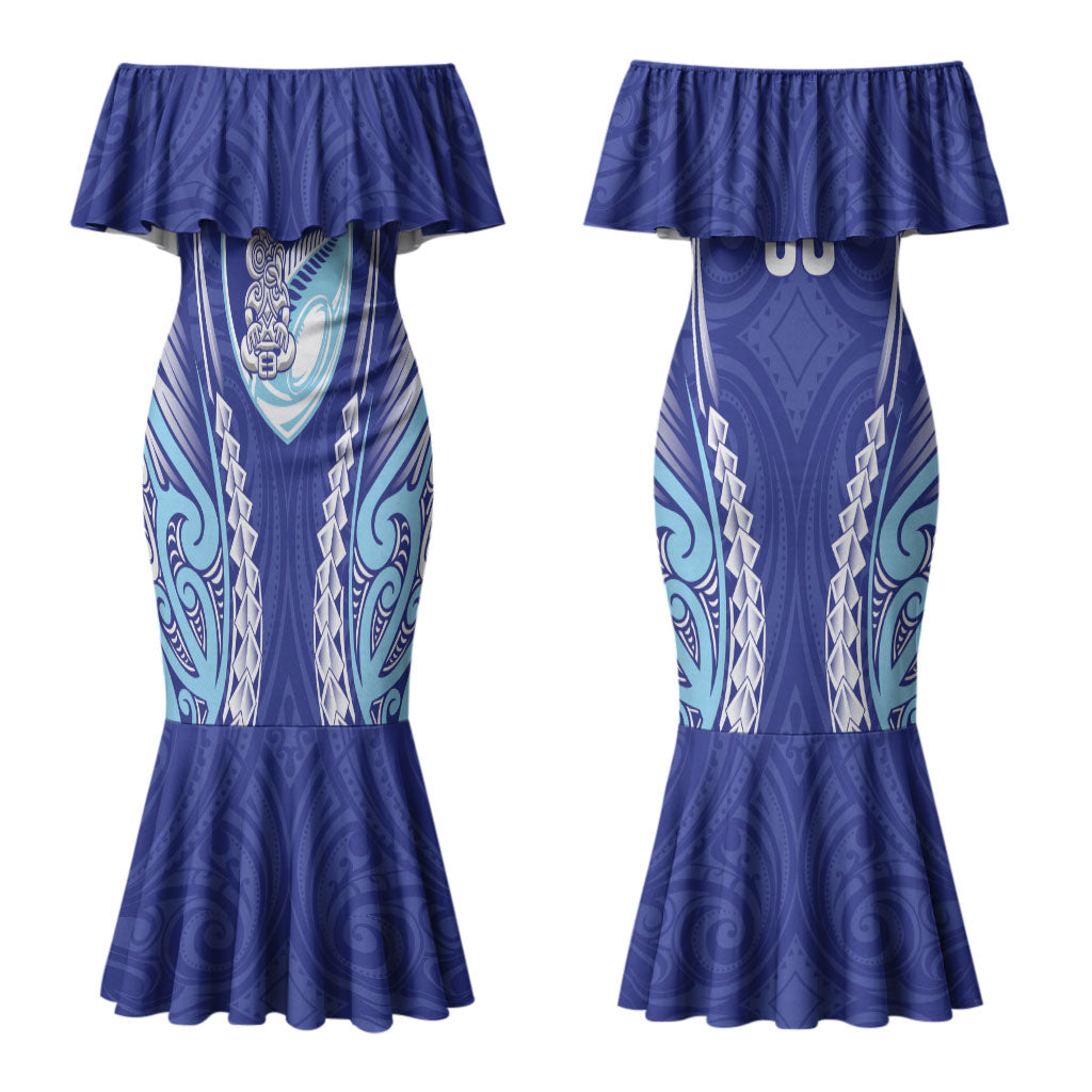 Northland 2026 Rugby Custom Couples Matching Mermaid Dress and Hawaiian Shirt NZ Maori Silver Fern LT14