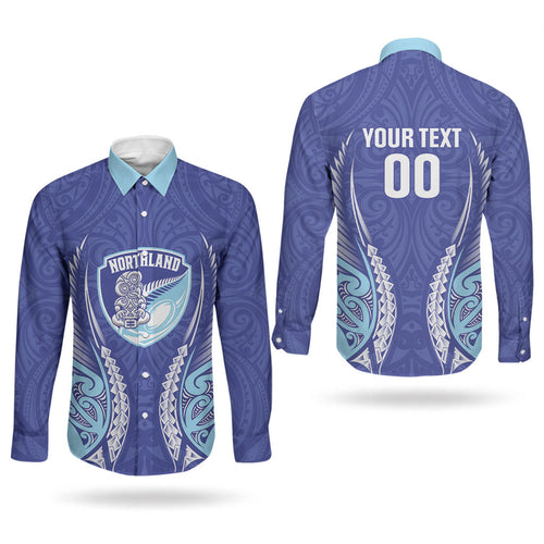 Northland 2026 Rugby Custom Couples Matching Short Sleeve Bodycon Dress and Long Sleeve Button Shirt NZ Maori Silver Fern