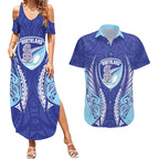 Northland 2026 Rugby Custom Couples Matching Summer Maxi Dress and Hawaiian Shirt NZ Maori Silver Fern