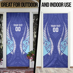 Northland 2026 Rugby Custom Door Cover NZ Maori Silver Fern
