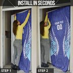 Northland 2026 Rugby Custom Door Cover NZ Maori Silver Fern