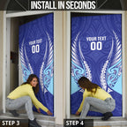 Northland 2026 Rugby Custom Door Cover NZ Maori Silver Fern