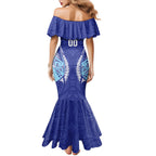 Northland 2026 Rugby Custom Family Matching Mermaid Dress and Hawaiian Shirt NZ Maori Silver Fern
