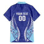 Northland 2026 Rugby Custom Family Matching Off Shoulder Maxi Dress and Hawaiian Shirt NZ Maori Silver Fern