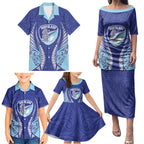 Northland 2026 Rugby Custom Family Matching Puletasi and Hawaiian Shirt NZ Maori Silver Fern